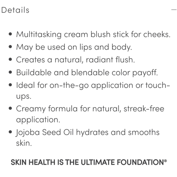 New! Jane Iredale Glow Time Blush Stick - Picture 7 of 7